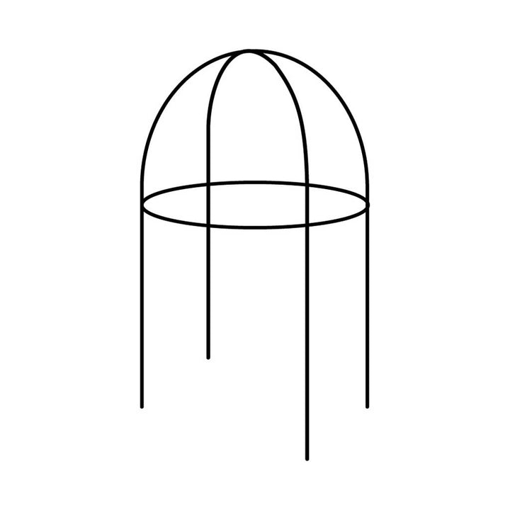 Domed Roof Fruit Cage- line drawing 