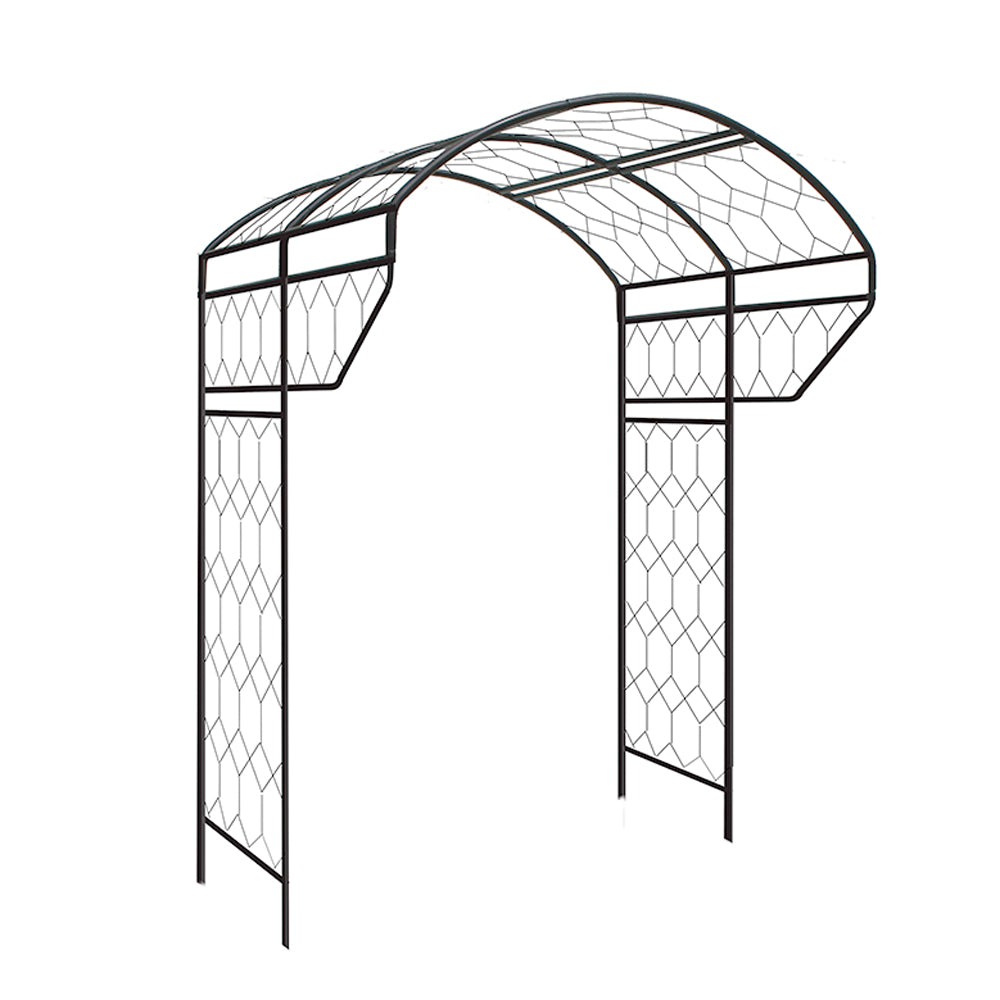 Giverny Arbour Matt Black-small-agriframes