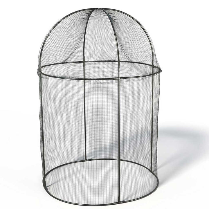Steel Round Fruit Cage on a white background