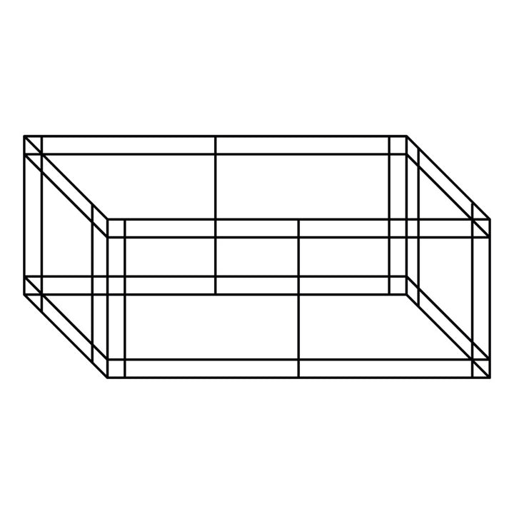 mini crop cage line drawing