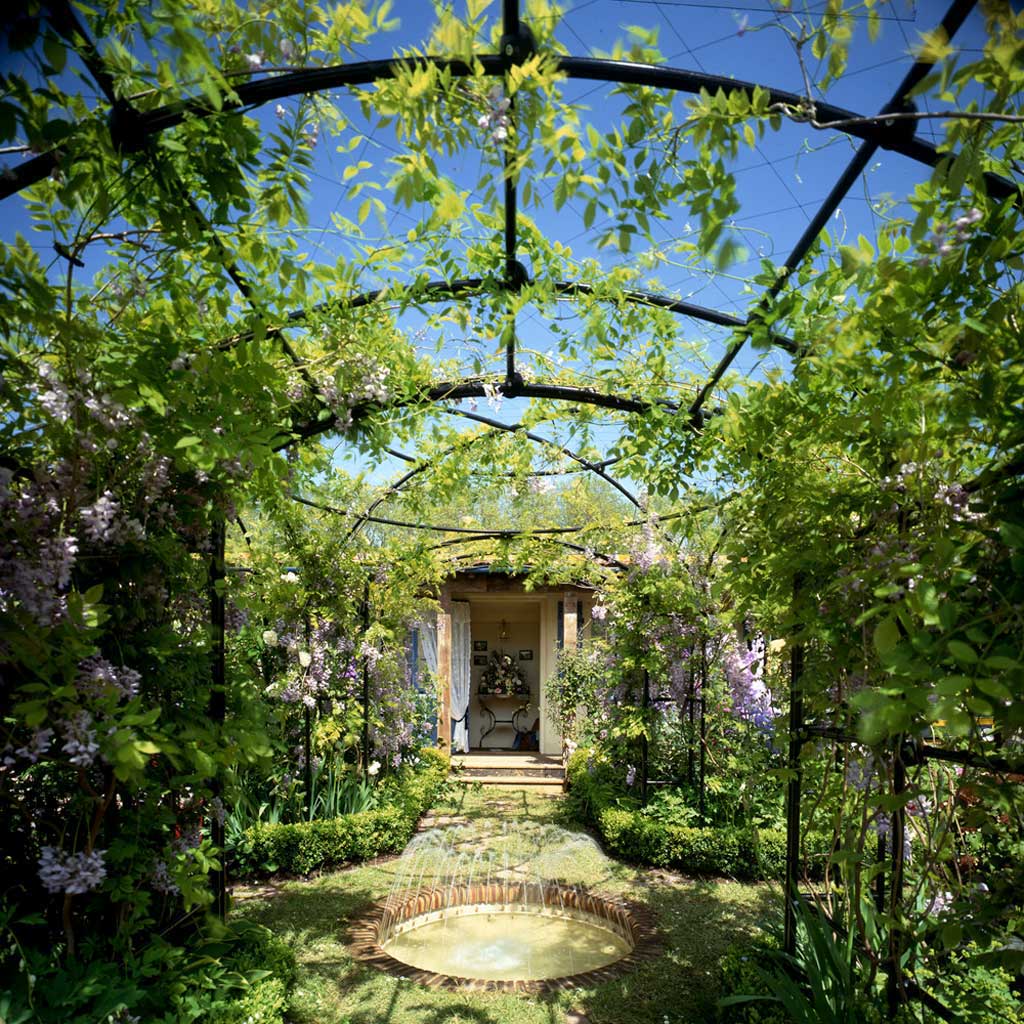 Monet Pergola With Lattice