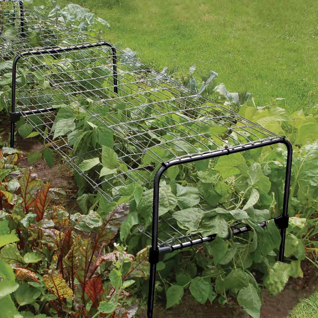 multi purpose grow through frame in black in use 