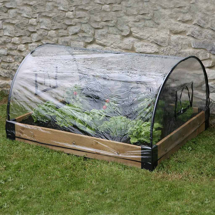 raised bed weather protection example 