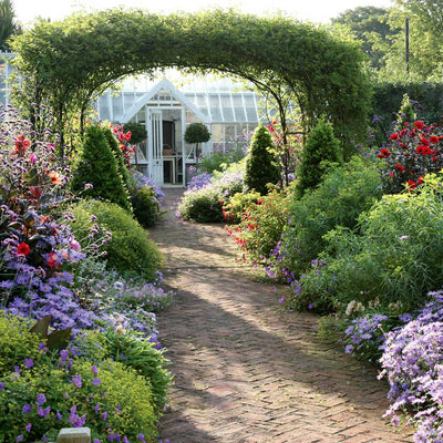 round_gazebo_wide greenhouse agriframes