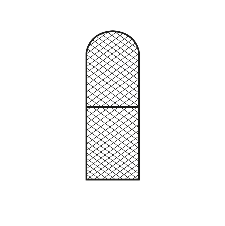 Elegance Round Trellis - Wireframe