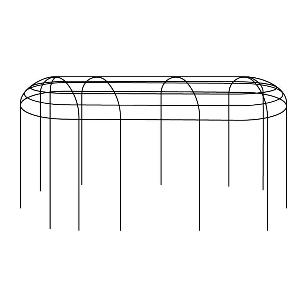 Line drawing of Agriframes Victorian Classic Fruit Cage 